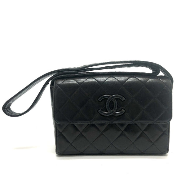 Chanel CC Mark bag shawl Shoulder Bag Black GoldHardware