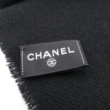 CHANEL Scarf Black wool