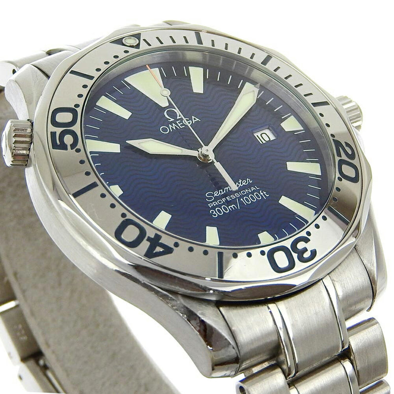 OMEGA Seamaster 300M Watch 2265.80 Stainless Steel Quartz Blue Dial Seamaster300M Men's