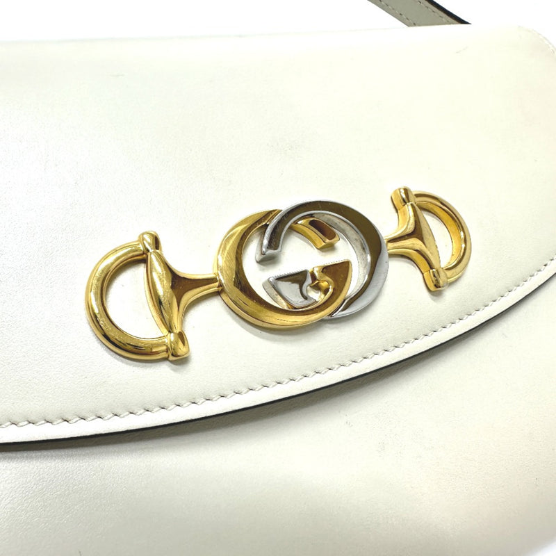 Gucci 572375 Chain Shoulder Bag Off White