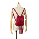 Gucci Bamboo Backpack 387149 Red Leather Women's GUCCI