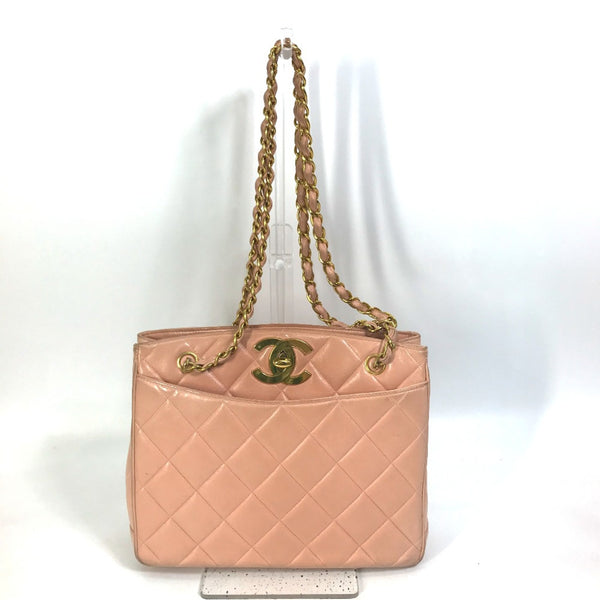 Chanel CC Mark Shoulder Bag Chain bag Tote Bag Shoulder Bag pink GoldHardware