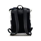 Louis Vuitton Damier Chrono Matchpoint Backpack N40018 Navy White PVC Nylon Leather Men's LOUIS VUITTON