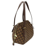 Louis Vuitton Damier Women's Shoulder Bag Belem MM N51174 Brown