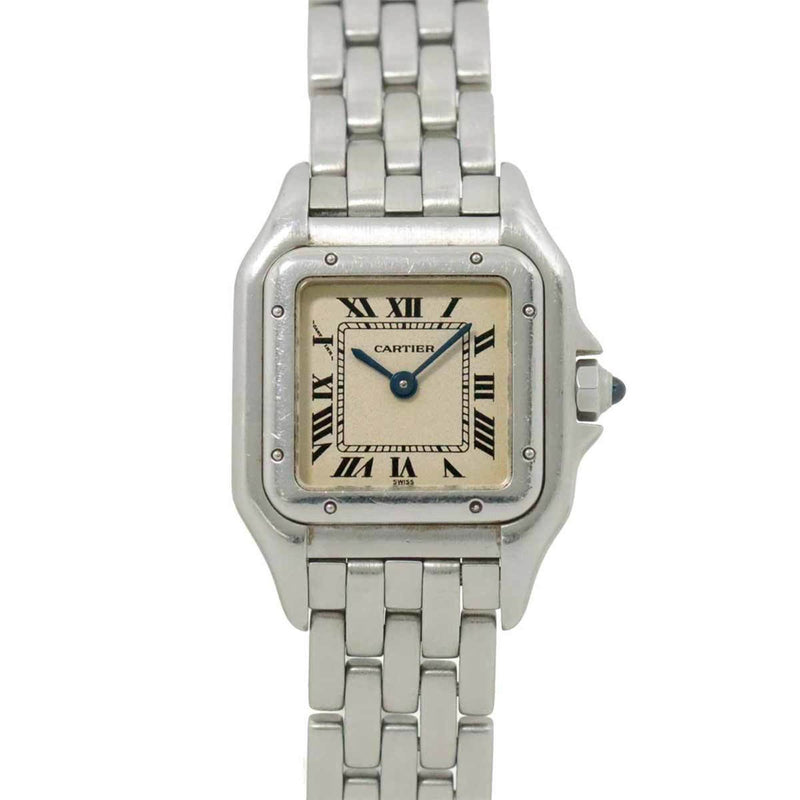 Cartier Panthere SM W25033P5 Ladies' Watch Ivory Quartz