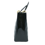 Christian Dior Lady Cannage handbag in patent leather, black