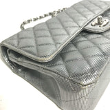 Chanel CC Mark CC Double Chain Shoulder Bag Shoulder Bag Silver