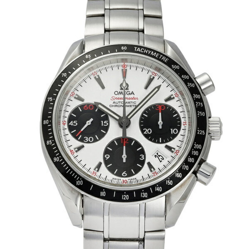 Omega OMEGA Speedmaster Day Date 323.30.40.40.04.001 White/Black Dial Watch Men's