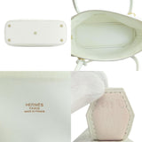 Hermes Bolide 31 White Handbag Taurillon Women's