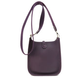 Hermes Evelyn TPM Purple Shoulder Bag Taurillon Women's