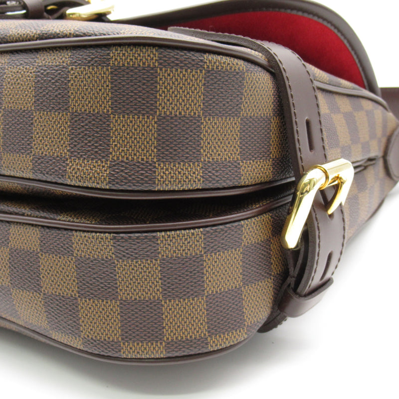 LOUIS VUITTON Highbury Shoulder Bag Brown Ebene Damier PVC coated canvas N51200