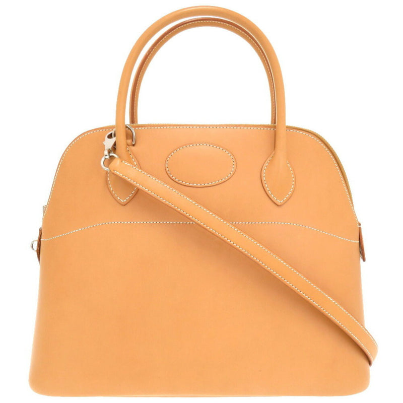 Hermes Bolide 31 Veau Chamonix Natural Sable K Stamp Handbag Brown 0005 HERMES