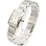 CARTIER Tank Francaise SM Watch Stainless Steel Ladies Ivory W51008Q3