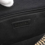 CHANEL Coco Mark Bag A93460 with sticker, 24th series, handbag, shoulder bag, calfskin, black