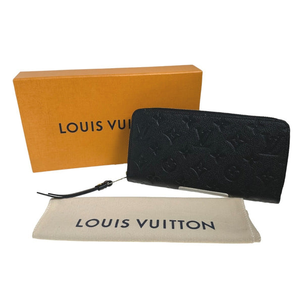 LOUIS VUITTON Long Wallet Empreinte Zippy M61864 Louis Vuitton Black