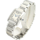 CARTIER Tank Francaise SM Watch Stainless Steel Ladies Ivory W51008Q3