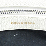 Balenciaga VILLE TOP HANDLE S 550645 Women's Leather Handbag,Shoulder Bag White