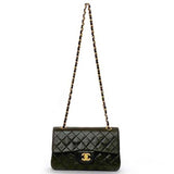 Chanel Chain Shoulder Bag f-21080 Black Matelasse A01113 Double Flap Leather Lambskin 2707661 CHANEL Coco Mark Gold Hardware Turn Lock Quilting 2way