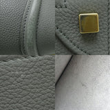 Celine Luggage Micro Shopper Women's Handbag 189793 Leather Grey DH83130