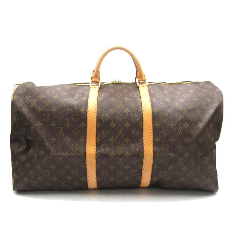 LOUIS VUITTON Keepol 60 Boston bag Brown Monogram PVC coated canvas M41422