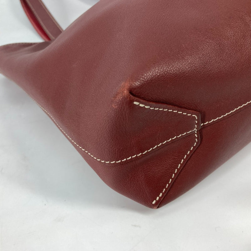 Hermes Shoulder Bag Bicolor Tote Bag RedBased