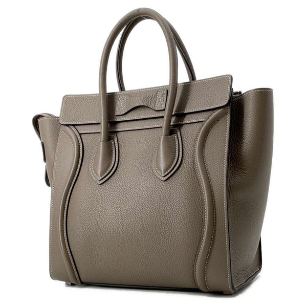 Celine Handbag Luggage Micro Shopper Leather 189793 CELINE Bags