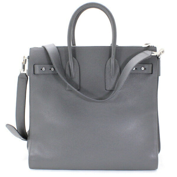 Saint Laurent Handbag North/South Sac du Jour Tote Bag Grey Grained Leather SAINT LAURENT Men's 480583