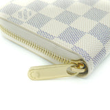 LOUIS VUITTON Louis Vuitton Long Wallet N60019 Damier Azur Zippy ・