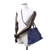 Hermes handbag Bolide 31 deep blue Taurillon Clemence Y stamp 2way shoulder black