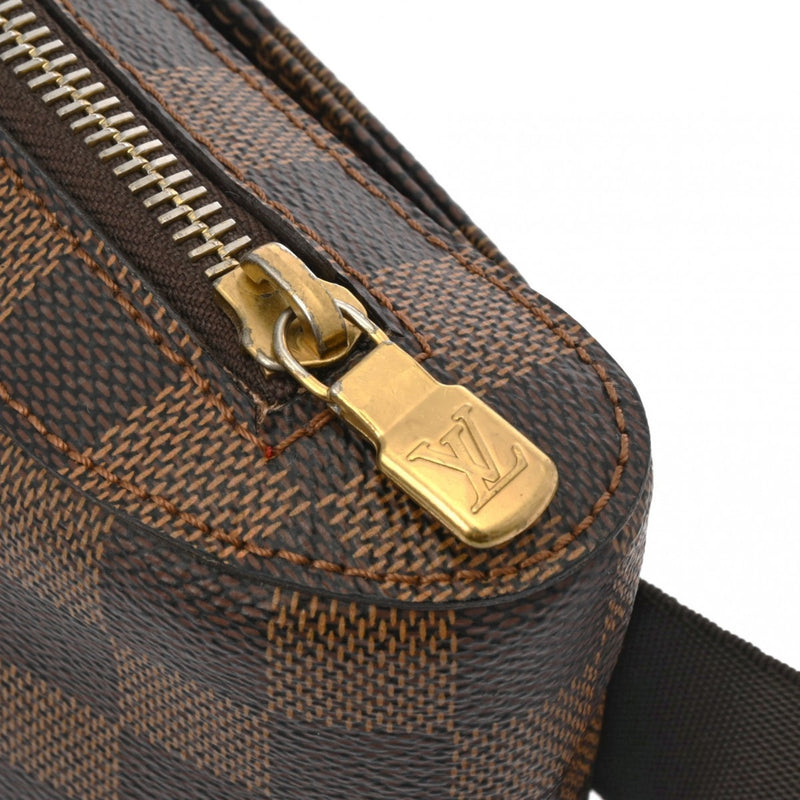 LOUIS VUITTON Damier Geronimos Body Bag Brown N51994 Unisex Canvas Shoulder