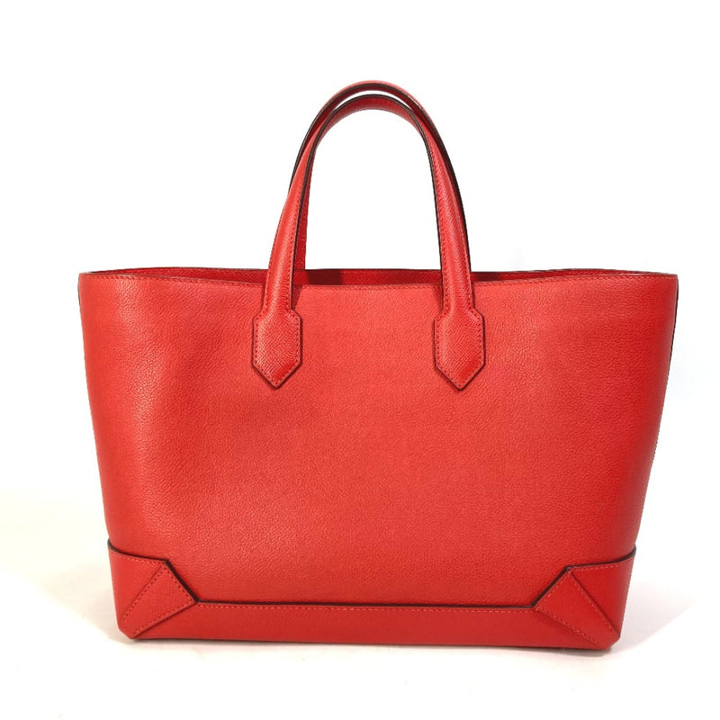 Hermes Hand Bag Tote Bag Rouge tomato Red