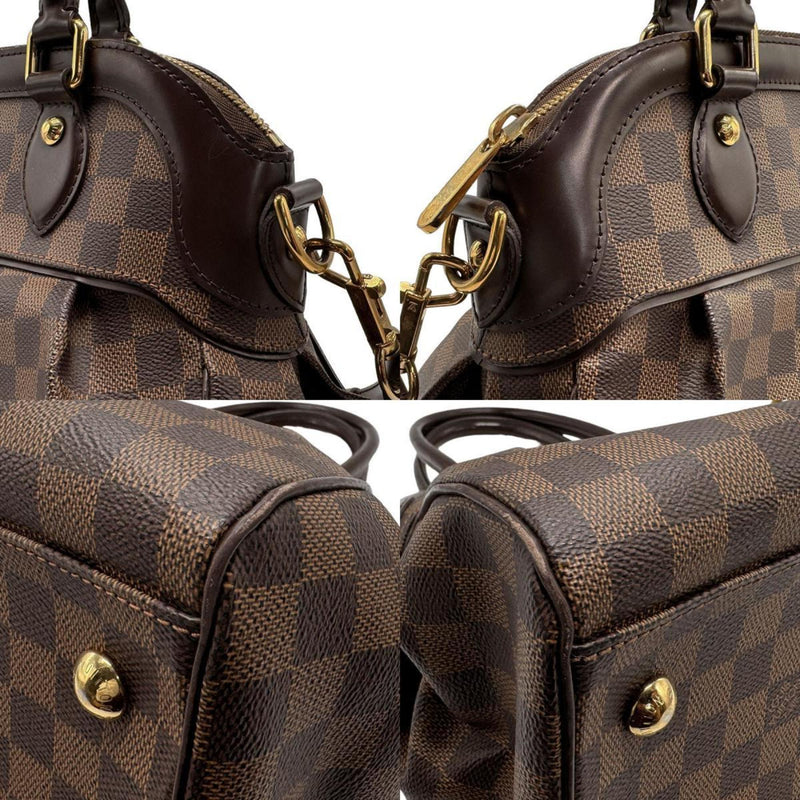 Louis Vuitton LOUIS VUITTON Handbag Shoulder Bag Damier Trevi PM Canvas Brown Gold Women's N51997 z1502