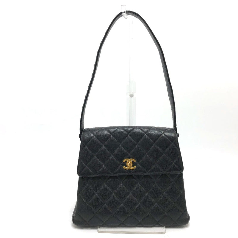 Chanel CC Mark bag shawl Shoulder Bag Black GoldHardware