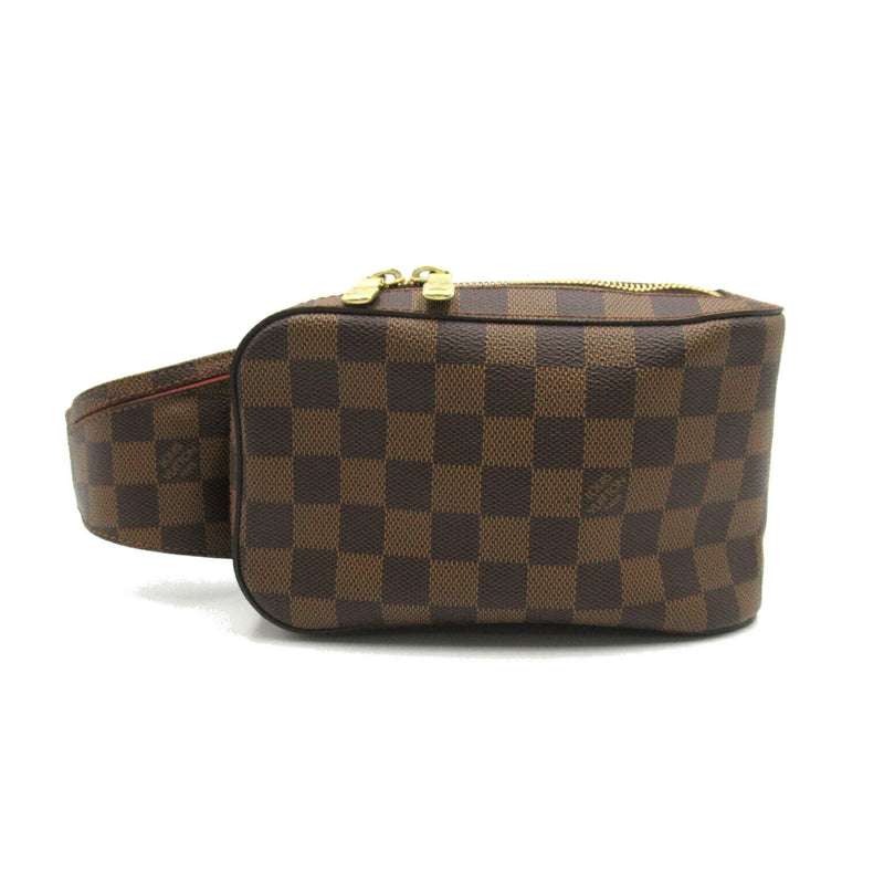 Louis Vuitton LOUIS VUITTON Geronimos Waist Bag Body Coated Canvas Damier Men's Brown N51994