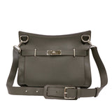 HERMES Hermes Gypsiere 34 Shoulder Bag Taurillon Clemence Olive Green