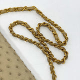 Chanel Chain bag Shoulder Bag Beige GoldHardware