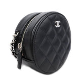 Chanel Shoulder Bag Matelasse Chain Lambskin Black Women's