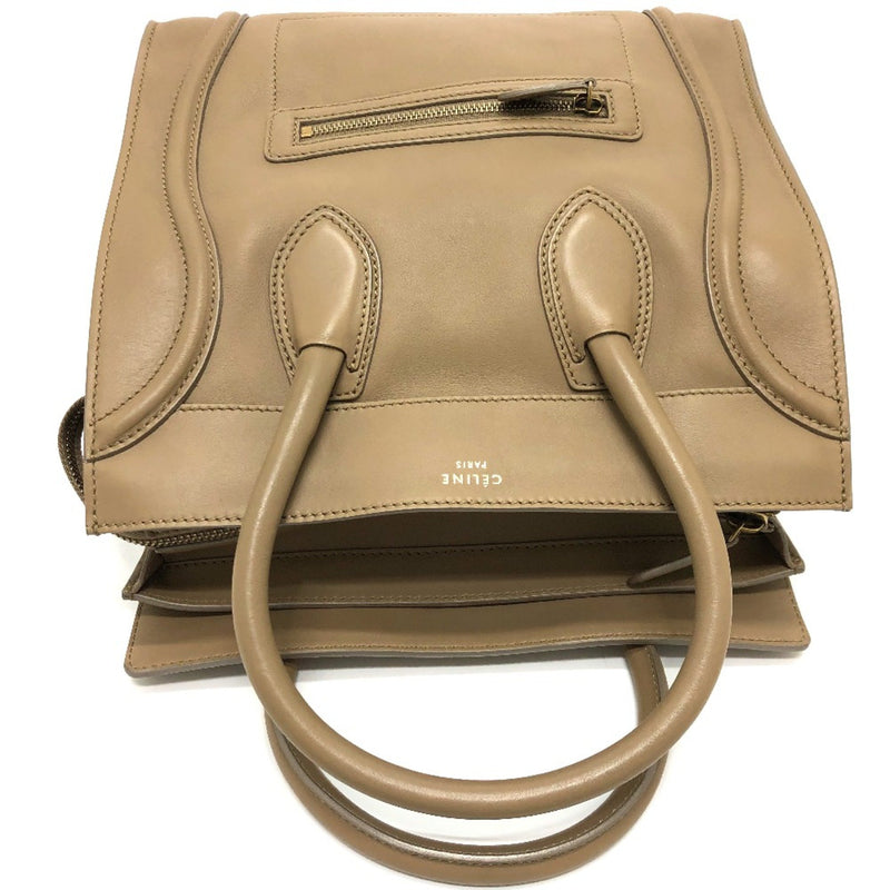 CELINE Bag Hand Bag Beige GoldHardware