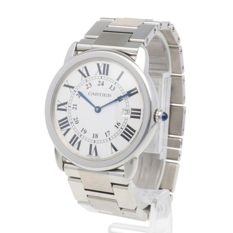 Cartier Rondo Solo LM Watch Stainless Steel 3603 Quartz Unisex CARTIER