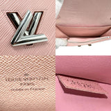 Louis Vuitton Epi Chain Wallet, Portefeuille Twist Belt, Leather, Rose Ballerine, Women's, M68559, z1287