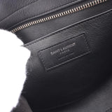 Saint Laurent Baby Cabas YSL Line Handbag Bag Leather Women's Black 424868