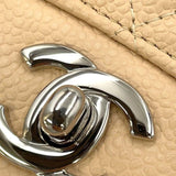 Chanel Chain Shoulder Bag Matelasse 25 Coco Mark Caviar Skin Double A01112 CHANEL