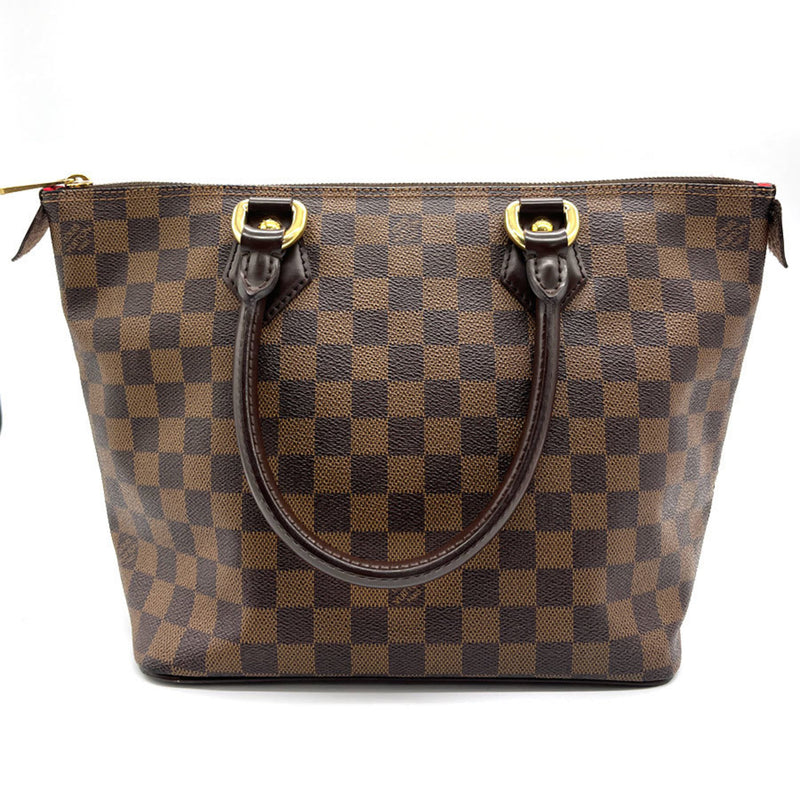 LOUIS VUITTON Handbag Damier Saleya PM Canvas Ebene Women's N51183