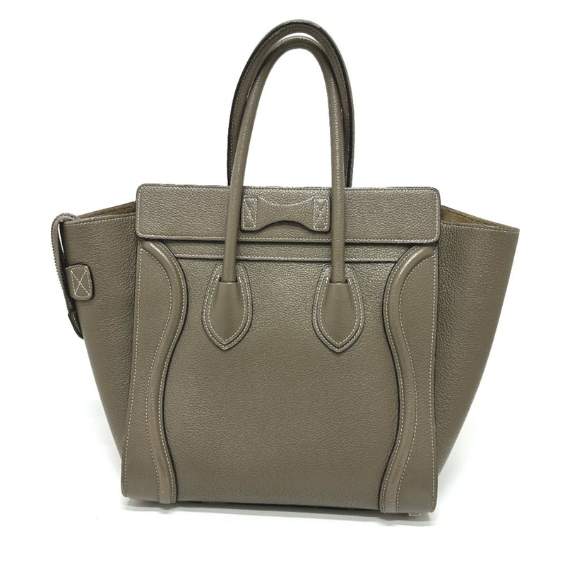 CELINE Micro Shopper bag Hand Bag Beige