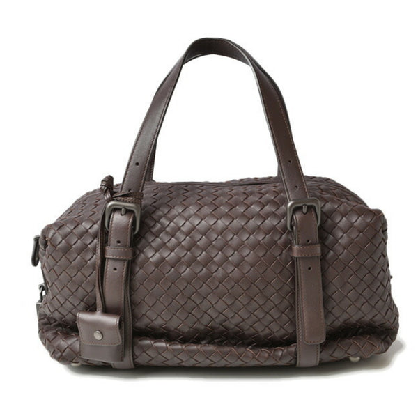 Bottega Veneta Handbag Boston 272801 BOTTEGA VENETA Bag Intrecciato Nappa Montaigne Dark Brown