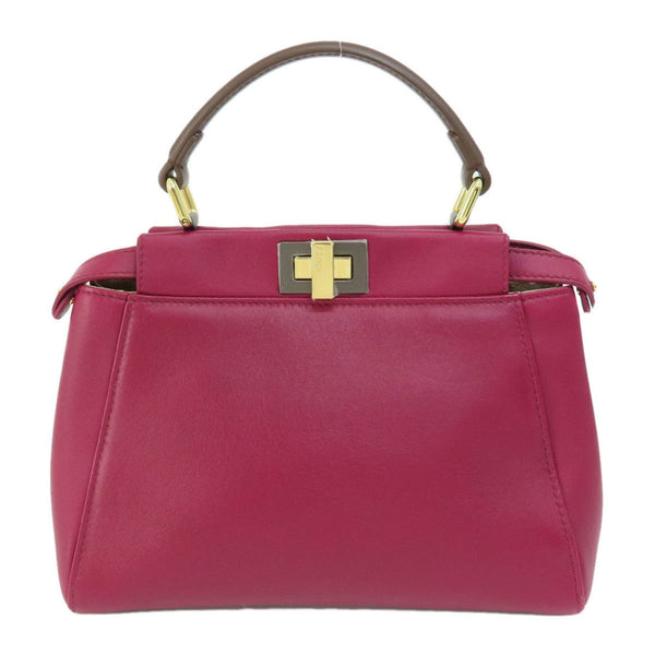 Fendi Peekaboo handbag in calf leather for women