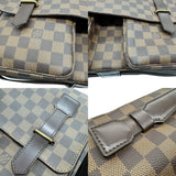 LOUIS VUITTON Louis Vuitton Broadway Damier Ebene Shoulder Bag N42270 TH1077 Men's Women's Brown