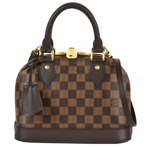 Louis Vuitton Alma BB Handbag Damier Ebene N41221 RFID