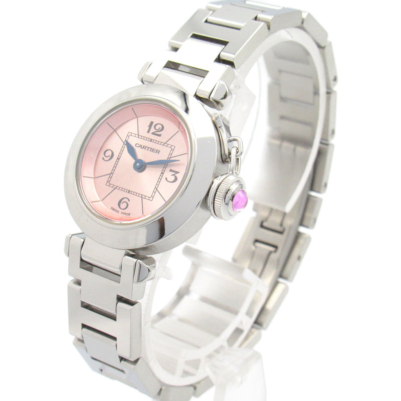 CARTIER Miss Pasha Wrist Watch W3140008 Quartz Pink Stainless Steel W3140008