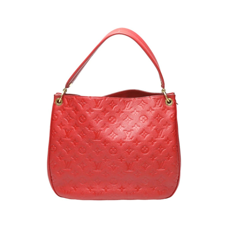 Louis Vuitton LOUIS VUITTON Handbag Monogram Empreinte Spontini M42820 Red LV